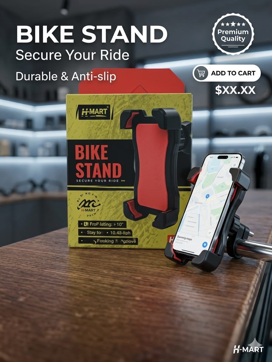 KDM High Stability And Premium Bike Stand & Mobile Holder