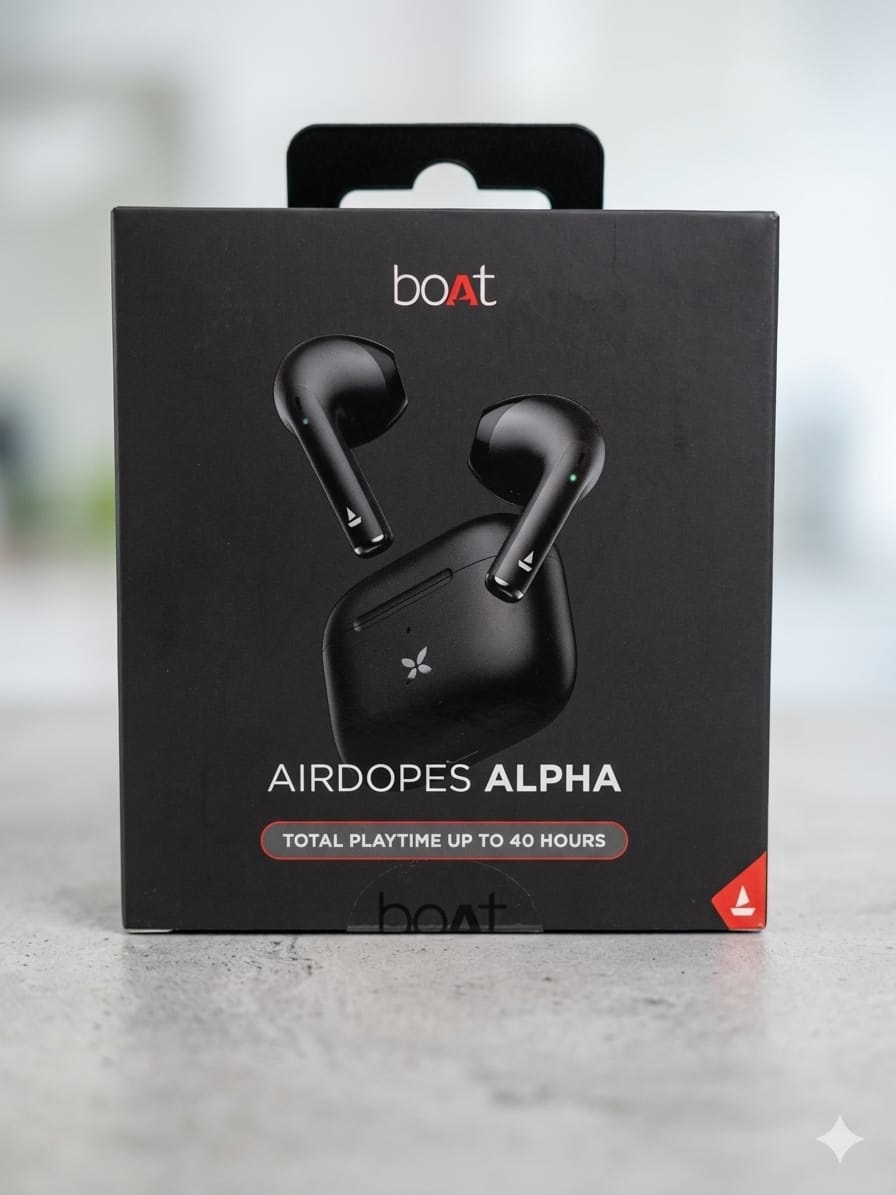 BOAT AIRDOPES ALPHA Dual Mics With ENC Technology
