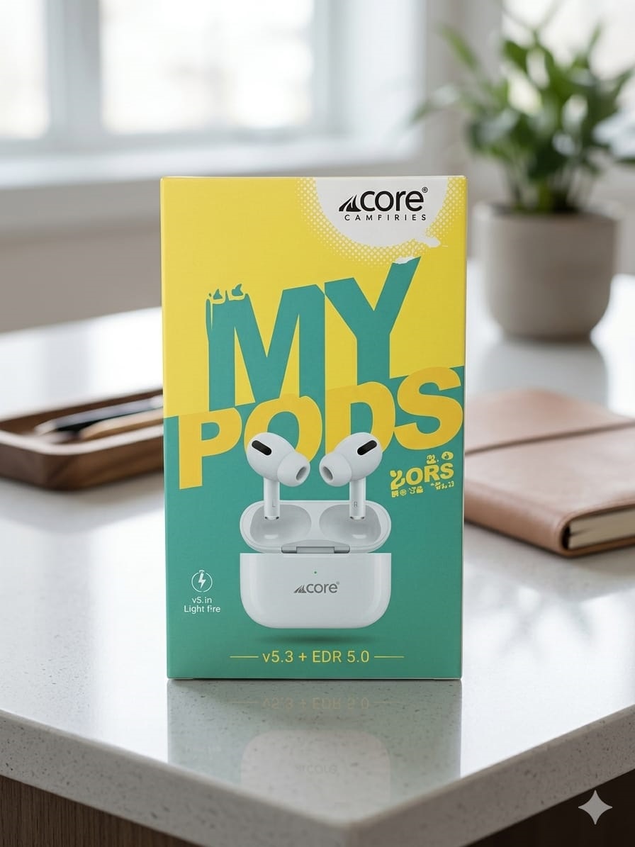 CORE-NB6 MY PODS Wireless Earbuds (WHITE)