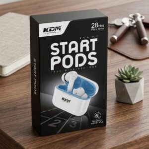 KDM-W3 START PODS Wireless Earbuds With Silicone Cover