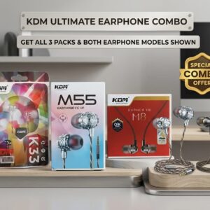 KDM Ultimate Earphone Combo Pack