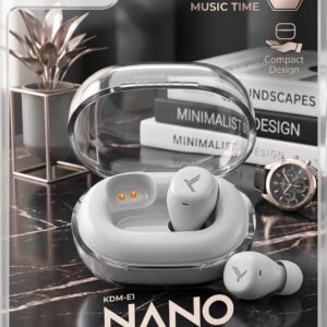 KDM NANOPODS TWS Up to 24Hrs Music Time