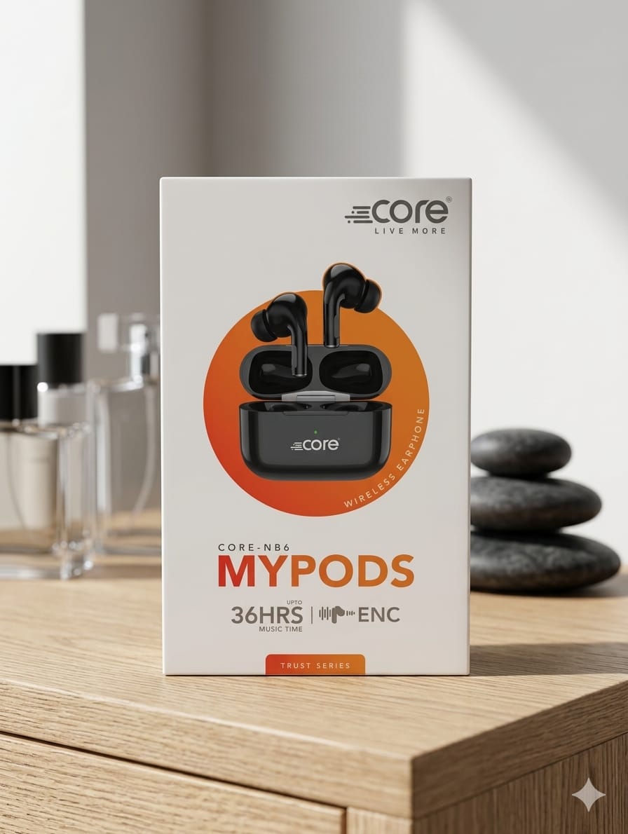 KDM MY PODS Wireless Earbuds Up To 36Hrs Music Time