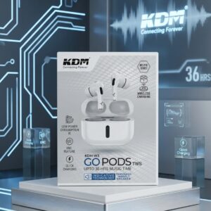 KDM W3 GO PODS Wireless Earbuds Up To 36Hrs Music Time