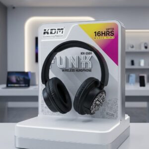 KDM Bluetooth Wireless Headphone 16hrs Music Time