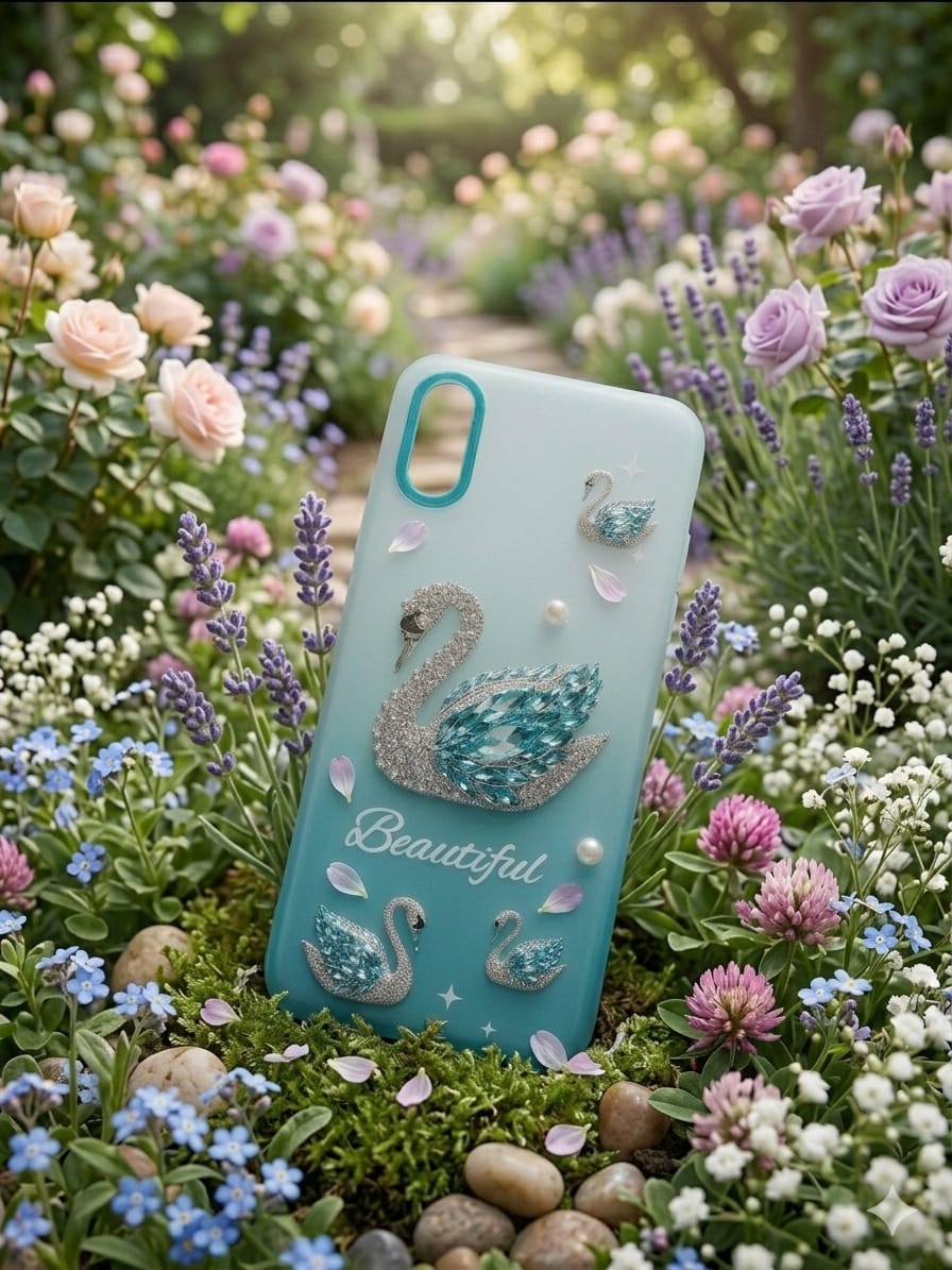 REDMI 9A LUXURY Crystal Back Cover