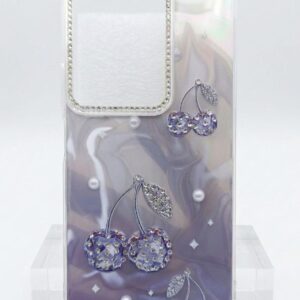 VIVO T4X LUXURY Cherry Hhinestone Diamond Back Cover