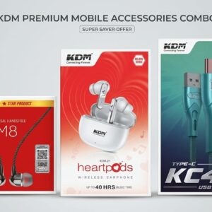 KDM 3-In-1 Ultimate Audio & Charging Combo Pack