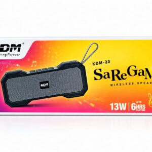 KDM 30 SaReGaMa ThunderBeat 13W Wireless Bluetooth Speaker, Black
